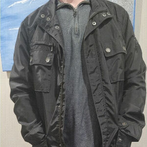 Tommy Bahama men's spring jacket medium size like new army green